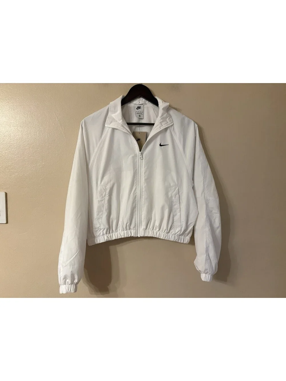 Nike Sportswear Oversized UV Track Jacket Women’s Size XS White NWT $80